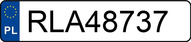 Numer rejestracyjny RLA 48737 posiada VOLKSWAGEN Passat GP 1.9 TDI MR`00 E3 Comfortline - RLA48737