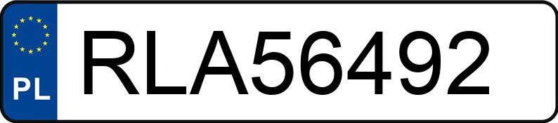 Numer rejestracyjny RLA 56492 posiada KIA Sportage 2.0 CRDi MR`16 E6 Business Line Aut. - RLA56492