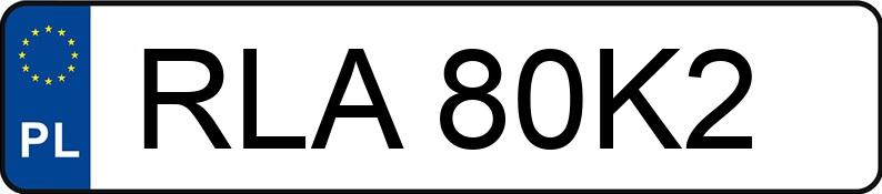 Numer rejestracyjny RLA 80K2 posiada JOHN DEERE 6250R - RLA80K2