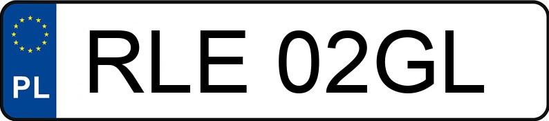 Numer rejestracyjny RLE 02GL posiada Zetor Proxima 65 - RLE02GL Numer rejestracyjny RLE 02GL posiada Zetor Proxima 65 - RLE02GL