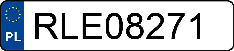 Numer rejestracyjny RLE 08271 posiada OPEL VECTRA 1,8 16V - RLE08271