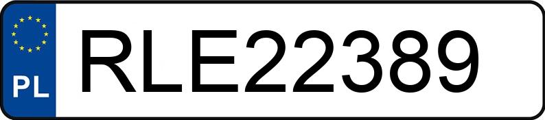 Numer rejestracyjny RLE 22389 posiada SKODA OCTAVIA - RLE22389 Numer rejestracyjny RLE 22389 posiada SKODA OCTAVIA - RLE22389