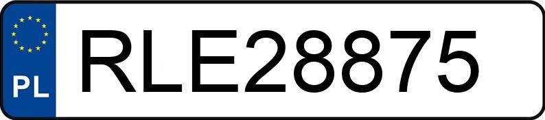 Numer rejestracyjny RLE 28875 posiada AUDI A4 - RLE28875