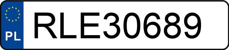 Numer rejestracyjny RLE 30689 posiada BMW 740i Kat. E38 Aut. - RLE30689