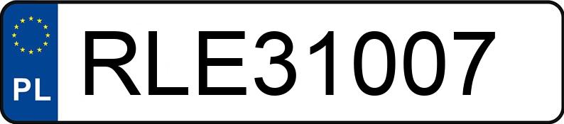 Numer rejestracyjny RLE 31007 posiada OPEL Astra Coupe 1.8 MR`00 E3 Bertone - RLE31007