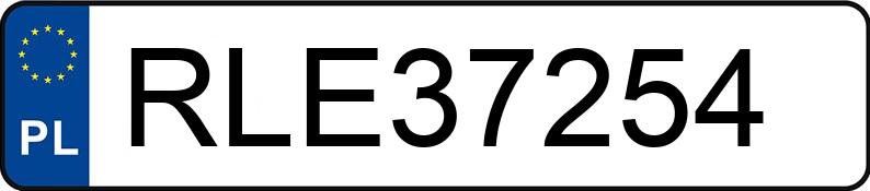 Numer rejestracyjny RLE 37254 posiada OPEL CORSA - RLE37254 Numer rejestracyjny RLE 37254 posiada OPEL CORSA - RLE37254