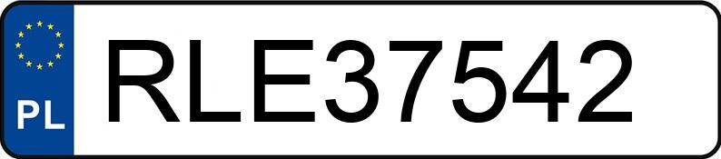 Numer rejestracyjny RLE 37542 posiada AUDI A4 - RLE37542