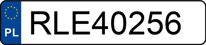 Numer rejestracyjny RLE 40256 posiada BMW 320I - RLE40256