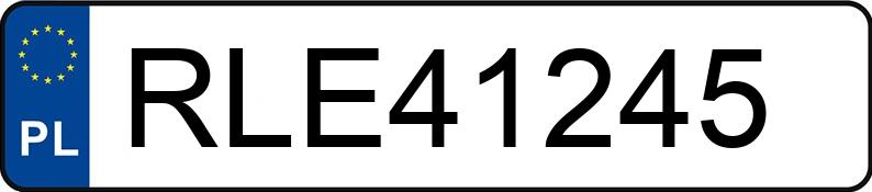 Numer rejestracyjny RLE 41245 posiada FORD Focus 1.8 MR`05 E4 Gold X - RLE41245