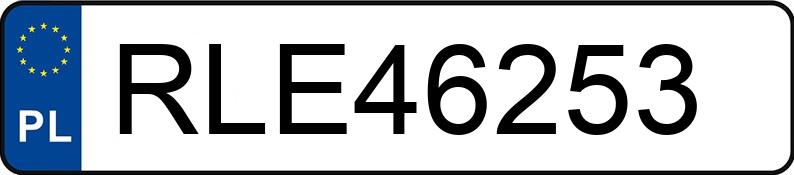 Numer rejestracyjny RLE 46253 posiada MERCEDES-BENZ 124 - RLE46253
