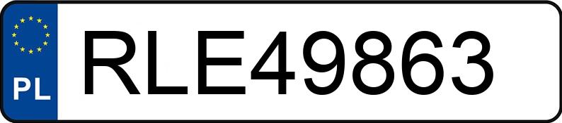 Numer rejestracyjny RLE 49863 posiada PEUGEOT 807 2.0 HDI MR`02 E3 Premium 140 - RLE49863