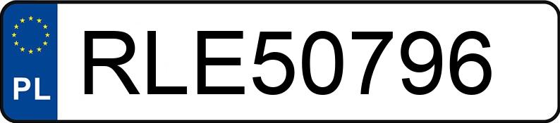 RegistreringsnummerRLE 50796 har VOLVO S80 2.4 D5 MR`98 E3 S80 2.4 D5 MR`98 E3 - RLE50796