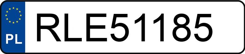 Numer rejestracyjny RLE 51185 posiada PEUGEOT 307 Coupe-Cabrio HDI MR`06 E4 Intense 140 - RLE51185