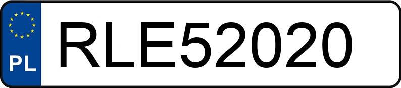 El número de registro RLE 52020 tiene HONDA HR-V 1.5 MR`19 E6 Sport CVT - RLE52020