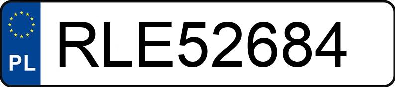 Numer rejestracyjny RLE 52684 posiada BMW 320 D - RLE52684