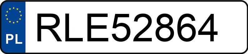 Numer rejestracyjny RLE 52864 posiada RENAULT LAGUNA - RLE52864