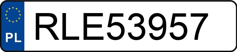 Numer rejestracyjny RLE 53957 posiada SUBARU IMPREZA - RLE53957