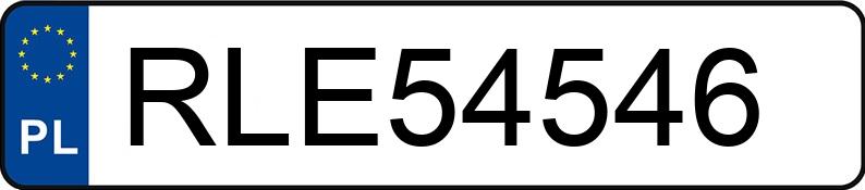 Numer rejestracyjny RLE 54546 posiada BMW 730 Diesel DPF MR`08 E4 FO1/FO2 Aut. - RLE54546