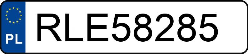 Numer rejestracyjny RLE 58285 posiada KIA CEE D - RLE58285