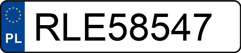 Numer rejestracyjny RLE 58547 posiada FORD MONDEO 3.0 - RLE58547 Numer rejestracyjny RLE 58547 posiada FORD MONDEO 3.0 - RLE58547