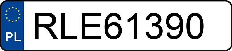 Numer rejestracyjny RLE 61390 posiada FORD KUGA - RLE61390