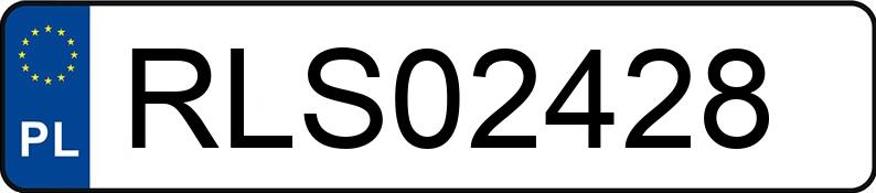 Numer rejestracyjny RLS 02428 posiada VOLKSWAGEN GOLF - RLS02428