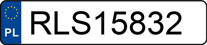 Numer rejestracyjny RLS 15832 posiada AUDI A3 - RLS15832