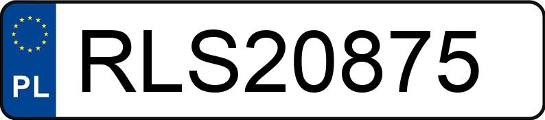 Numer rejestracyjny RLS 20875 posiada MITSUBISHI Lancer 1.6 MR`11 E5 Inform - RLS20875