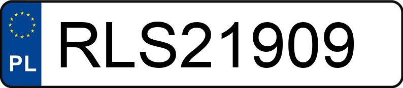 Numer rejestracyjny RLS 21909 posiada BMW 320 - RLS21909