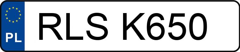 Numer rejestracyjny RLS K650 posiada BMW 325i Kat. E36 325i Kat. E36 - RLSK650