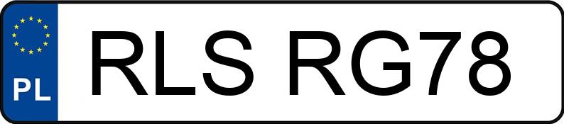 El número de registro RLS RG78 tiene ROMET OGAR 205 - RLSRG78