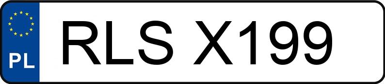 Numer rejestracyjny RLS X199 posiada VOLKSWAGEN PASSAT - RLSX199