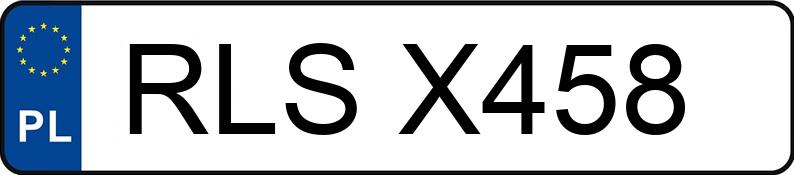 Numer rejestracyjny RLS X458 posiada AUDI A4 - RLSX458 Numer rejestracyjny RLS X458 posiada AUDI A4 - RLSX458