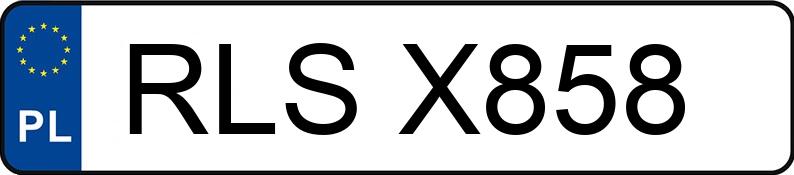 Numer rejestracyjny RLS X858 posiada SCANIA P 380 - RLSX858