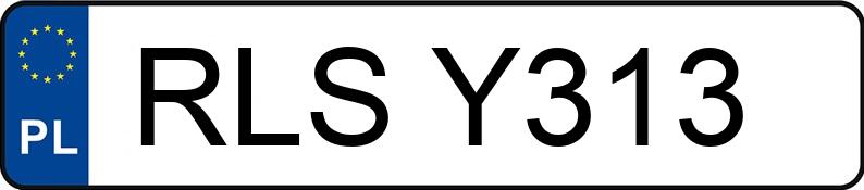 Numer rejestracyjny RLS Y313 posiada DACIA Duster MR`10 E5 Duster MR`10 E5 - RLSY313