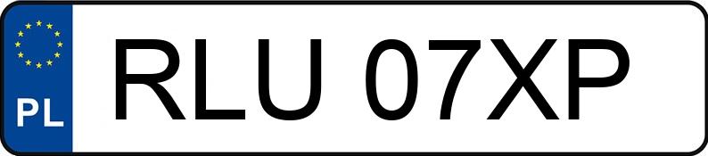 Numer rejestracyjny RLU 07XP posiada PEUGEOT 206 SW 1.6 HDI MR`03 E3 Trendy 110 - RLU07XP