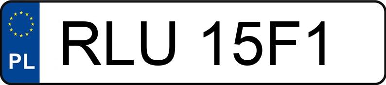 Numer rejestracyjny RLU15F1 posiada BMW 320i Kat. MR`01 E3 E46 320i Kat. MR`01 E3 E46