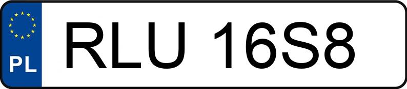 Numer rejestracyjny RLU16S8 posiada BMW 525i Kat. MR`01 E39 525i Kat. MR`01 E39