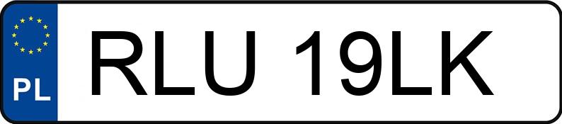 Numer rejestracyjny RLU 19LK posiada MERCEDES-BENZ 124 - RLU19LK