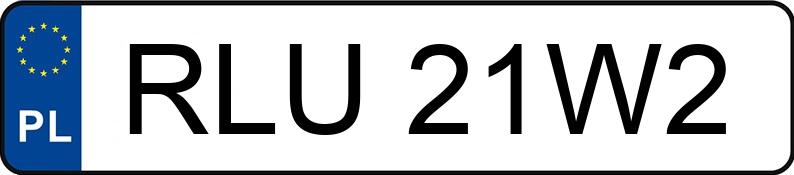 Numer rejestracyjny RLU 21W2 posiada FORD FUSION - RLU21W2