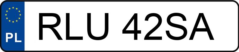 Numer rejestracyjny RLU 42SA posiada AUDI A4 - RLU42SA