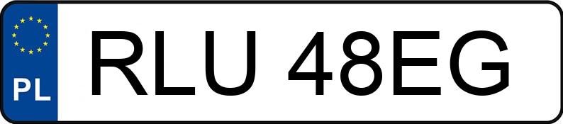 Numer rejestracyjny RLU 48EG posiada VOLKSWAGEN GOLF - RLU48EG