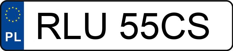 RegistreringsnummerRLU 55CS har OPEL Astra 1.7 TD MR`95 GL - RLU55CS