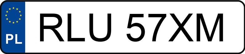 Numer rejestracyjny RLU 57XM posiada ALFA ROMEO 147 - RLU57XM