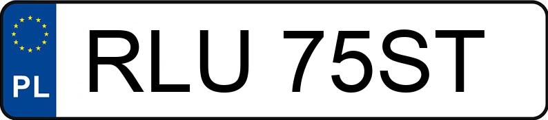Numer rejestracyjny RLU 75ST posiada OPEL VECTRA 1.6 16V - RLU75ST