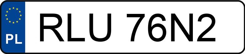 Numer rejestracyjny RLU 76N2 posiada MITSUBISHI Eclipse Cross 1.5 MR`18 E6 Intense CVT - RLU76N2