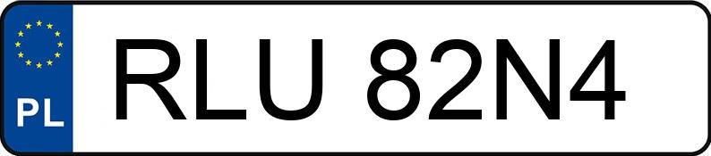 Numer rejestracyjny RLU 82N4 posiada VOLKSWAGEN Touran GP 1.6 MR`07 E4 Trendline - RLU82N4 Numer rejestracyjny RLU 82N4 posiada VOLKSWAGEN Touran GP 1.6 MR`07 E4 Trendline - RLU82N4