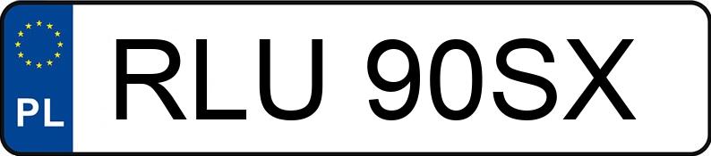 Numer rejestracyjny RLU 90SX posiada AUDI A4 2.5 TDI - RLU90SX
