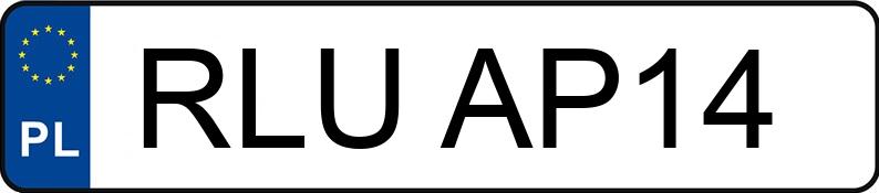 Numer rejestracyjny RLU AP14 posiada AUDI A6 2.0 TDi MR`15 E6 4G ultra S tronic - RLUAP14