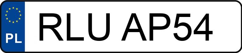 Numer rejestracyjny RLU AP54 posiada OPEL ASTRA - RLUAP54 Numer rejestracyjny RLU AP54 posiada OPEL ASTRA - RLUAP54
